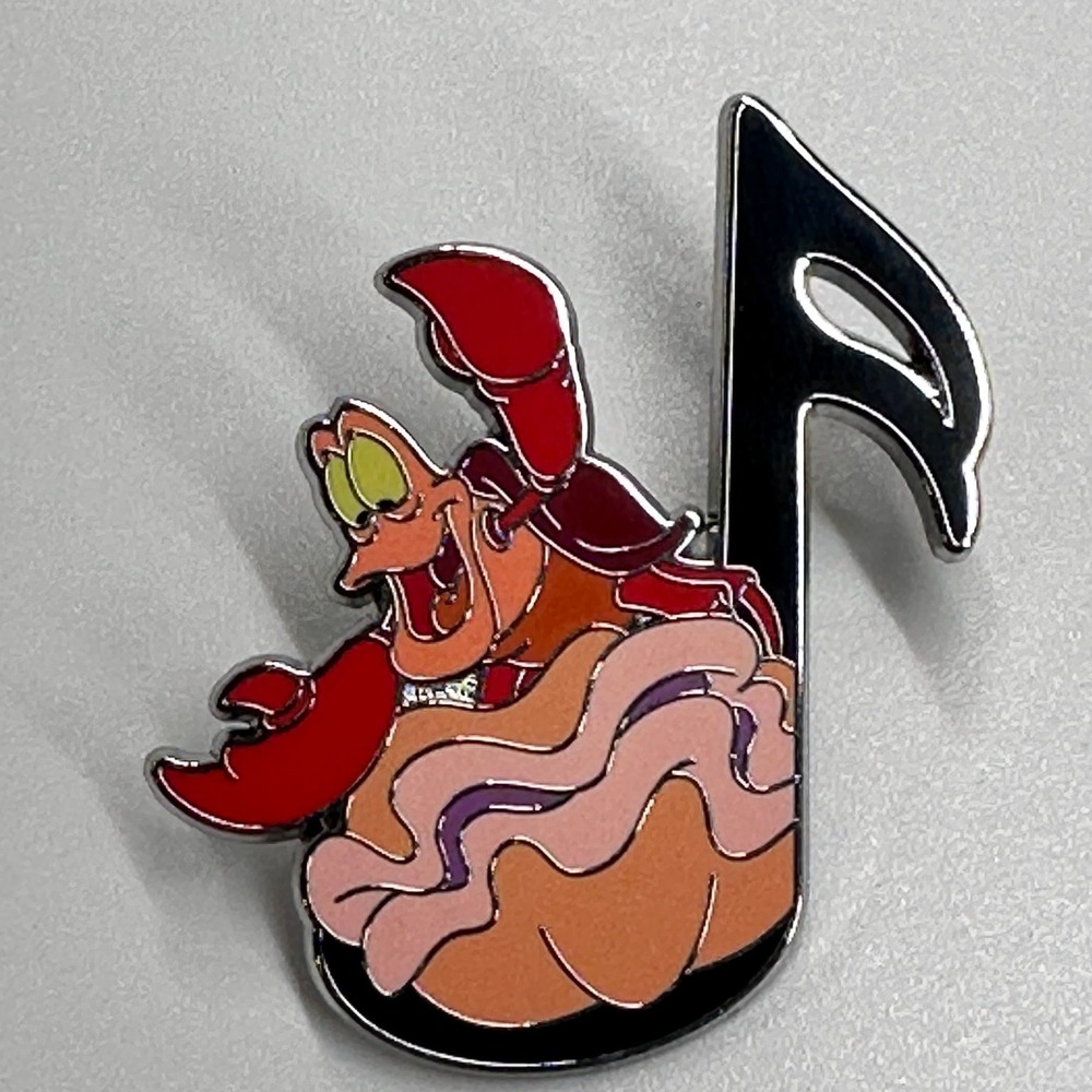 Disney Pin Sebastian Little Mermaid Music Note 2023 PP155196 RHINESTONE MICKEY